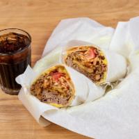 Beef Burrito · Add pita bread for an additional charge.