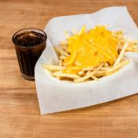 Regular Cheesy Fries · Fried potatoes topped with cheese.