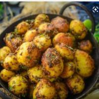 Jeeta aloo · Potato cube , cumins seed, and Indian spices 