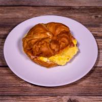 Breakfast Sandwich · Choice of bread (croissant, bagel, toast), choice of meat (bacon, sausage, or ham), egg, pot...