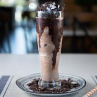 Choco Choco · Chocolate and cappuccino blended to perfection, mixed with Oreo bits and topped with whipped...