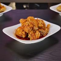 17. Sweet and Spicy Fried Chicken · Our sweet and spicy sauce is made in house with a blend of Korean spices