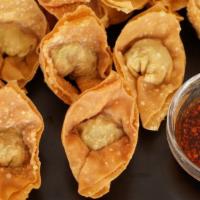 7. Fried Wonton with Red sauce · 10 pieces.