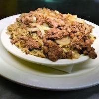 31. Wild Rice · Ground beef and onions.