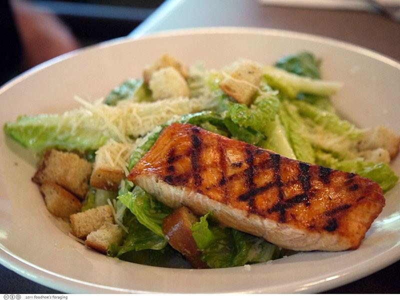 Salmon Caesar Salad · Chargrilled Salmon - Choose Teriyaki Glaze or just Grilled