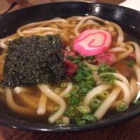 Udon · Japanese thick noodle.