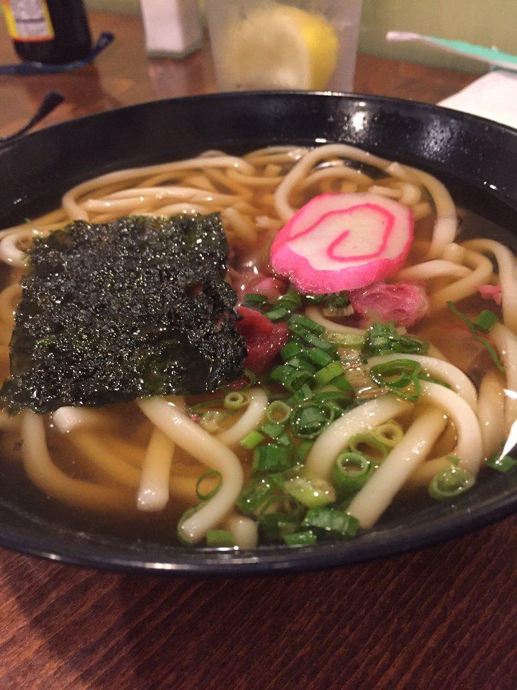 Udon · Japanese thick noodle.