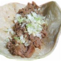 Single Soft Tacos · Comes with choice of meat and tortilla style.