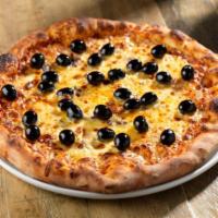 La Nonna Pizza · Pomodoro sauce, mozzarella cheese, black olives and anchovies.