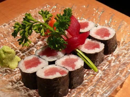 Tuna Roll · Tekka maki. Fresh tuna inside. Raw.