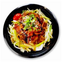 Spicy Pork Bowl · Grilled Spicy Pork with pan-fried vegetables over your choice of rice type (white or white &...