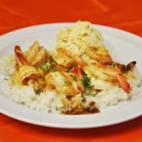 Garlic Shrimp · Succulent shrimp cooked in garlic sauce.