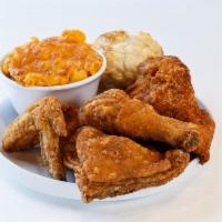 4 Piece Fried Chicken Mix with 1 Side · 