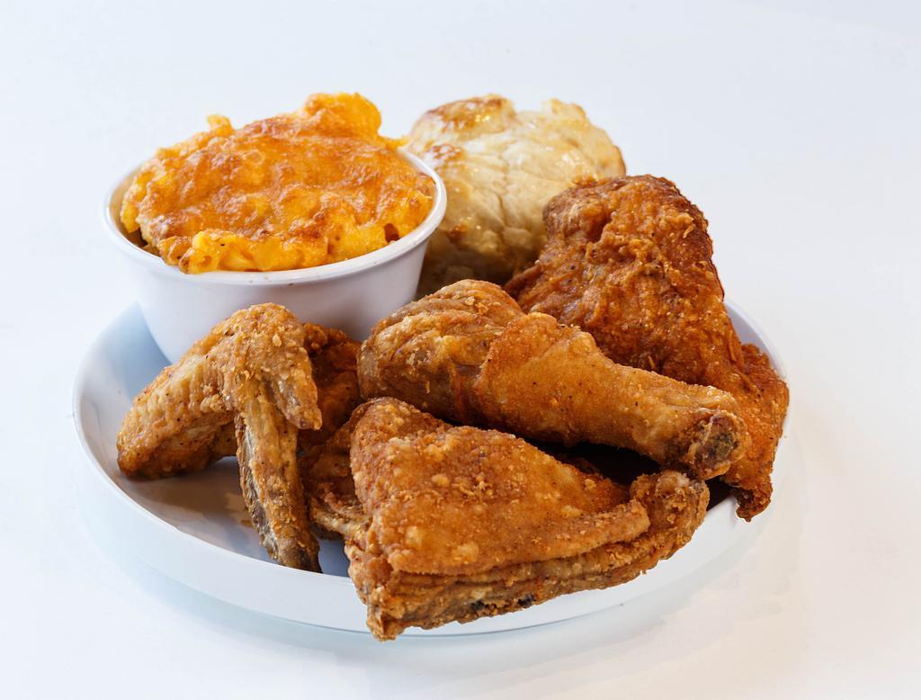4 Piece Fried Chicken Mix with 1 Side · 