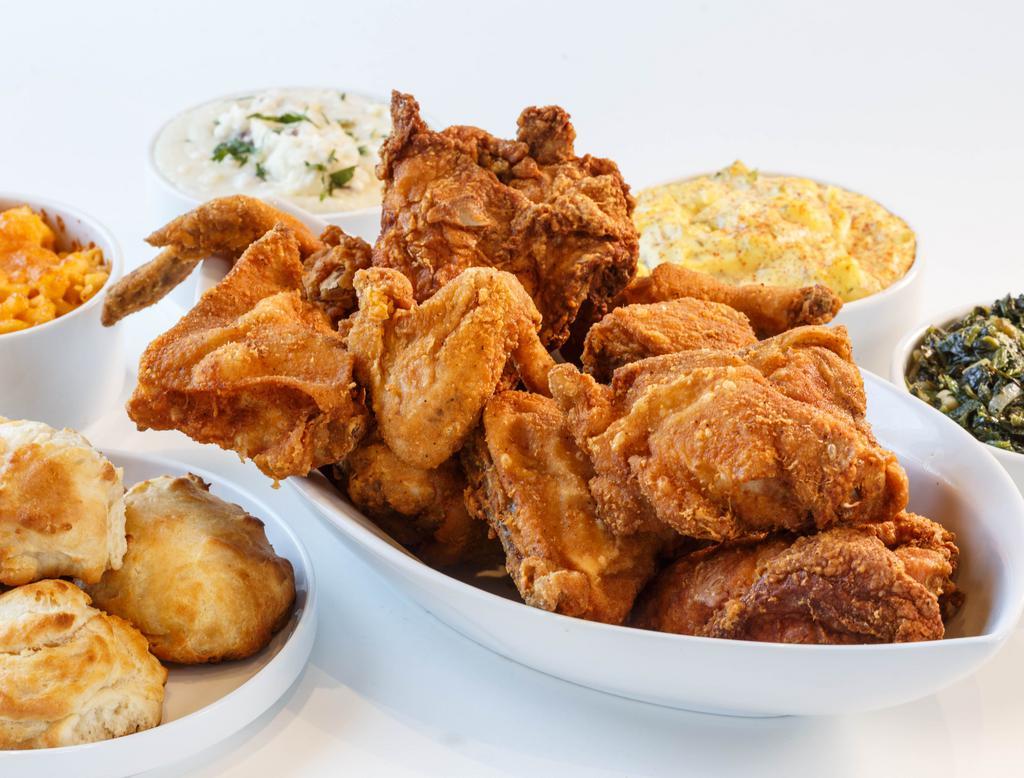 8 Piece Fried Chicken Mix with 2 Large Sides · 