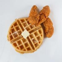 1 Waffle and 4 Tenders · 