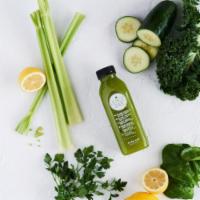 Leafy Produce · Celery, kale, spinach, cucumber, parsley, and lemon.
