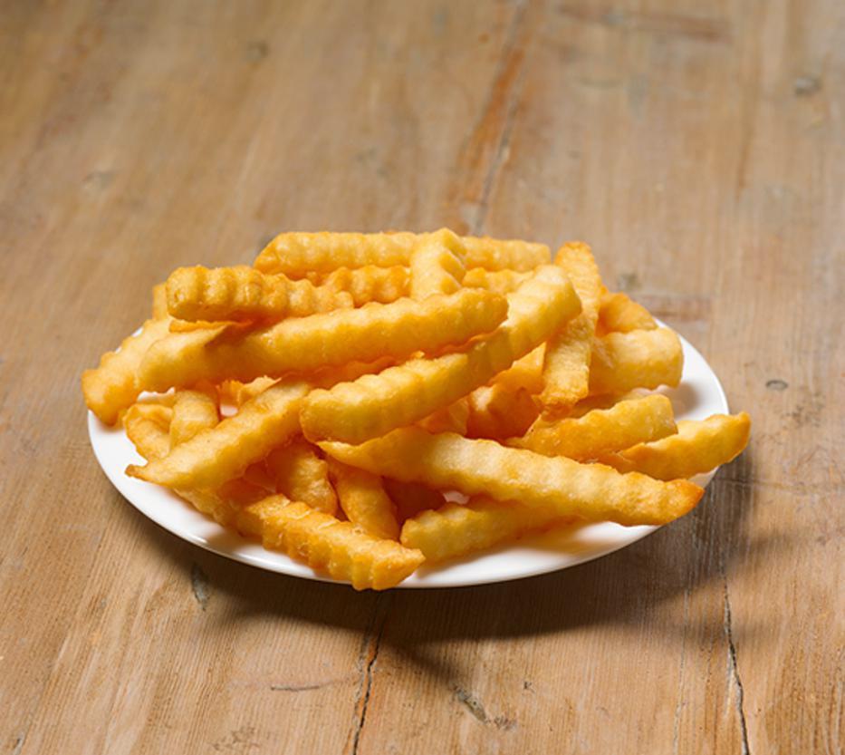 Fries · Crinkle cut and crisp, they're the perfect accompaniment to our chicken.