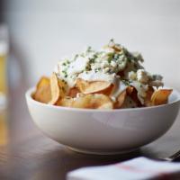 Potato Chips · Comes with blue cheese fondue.