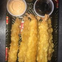6 Fried Shrimp Tempura · 