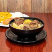 Sancocho de Costilla · Checkmark. Rib beef soup.