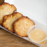 Potato Pancakes · With a Side of Apple Sauce. Specify if you want it excluded.