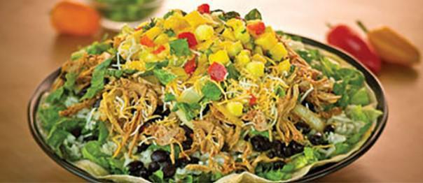 Side Salad Ala Carte · Fresh lettuce greens, with pico de gallo, and cheese. Choice of jalapeno cilantro ranch, balsamic vinaigrette or low fat sweet tomatillo dressing.