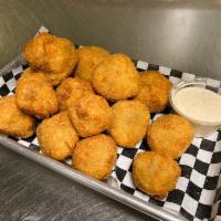 Fried Mushrooms · button mushroom fried to order and served with a dipper. Goes best with House Ranch or Chipo...
