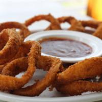 Homemade Onion Rings · Our legendary onion rings hand breaded daily