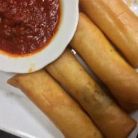 Silver Spring Mozz Stix · Fresh mozzarella hand-cut and lightly seasoned, wrapped in a spring roll and golden fried. S...