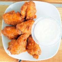 Hot Chicken Wings · 10 pieces. Chicken wings marinated in hot and spicy sauce.