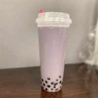 Taro bubble mike tea · Large size 