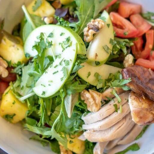 Farm Special Salad · Grilled chicken, lettuce, carrots,mozzarella cheese, beets, bell pepper, tomatoes, cucumbers, cilantro, parsley, basil and choice of dressing.