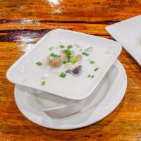 Tom Ka Coconut  Soup · Thai coconut soup choice of  your meat ( Vegetable, Chicken, Beef, Pork, Shrimp ($2.00 addit...