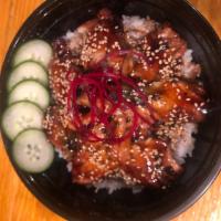Unagi Don Bowl · BBQ eel over sushi rice.