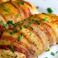 Bacon Wrapped Stuffed Chicken (培根裹酿鸡) · Non-fried, oven-baked, delicious Bacon Wrapped Stuffed Chicken. Hormones-free and antibiotic...