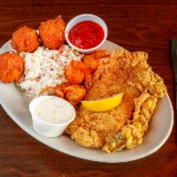 Seafood Platter · We’ve got the fish lover (or the indecisive guest) covered! Our 
platter consists of 1 fille...