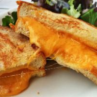 Grilled Cheese · Made with cheddar.