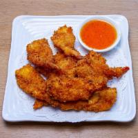 6.Fried Shrimp · Golden deep-fried shrimp. Served with sweet and sour sauce.