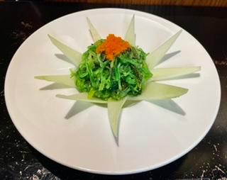 Hiyashi Wakame  · Seaweed salad.