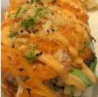 Volcano Roll  · Choice of baked scallop, salmon, or crab stick.
