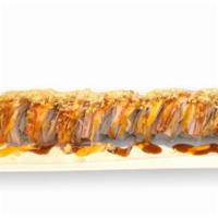 Sunrise Roll  Special · Tempura shrimp, cream cheese, and crab stick topped with spicy mayo.
