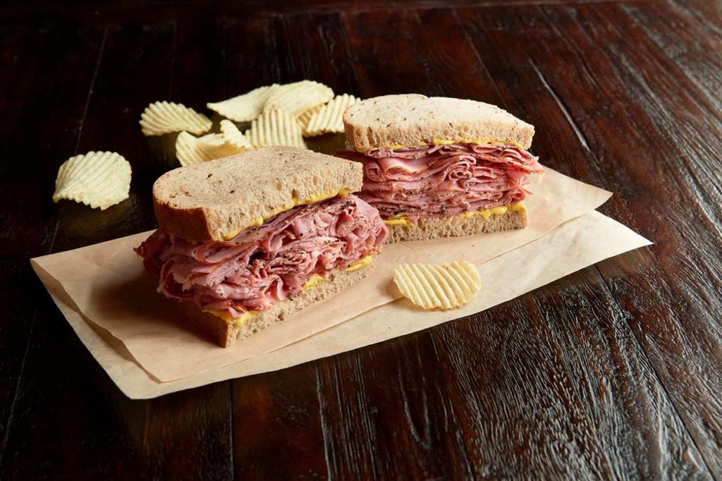Hot Pastrami Sandwich · 1/2 lb. of hot pastrami. Your choice of bread topped the way you like it.