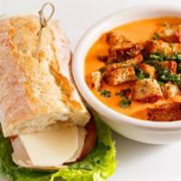 1/2 Sandwich and 1/2 Soup · 