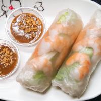 Spring Roll · 1 pieces. Fresh rice wrap spring roll.