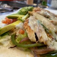 Grilled Chicken Fajita Wrap Special · Grilled chicken breast, grilled pepper and onion, shredded lettuce, provolone, pico de gallo...