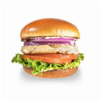 Chicken Sandwich · Grilled or crispy 4oz chicken breast. Served on toasted brioche bun. Choice of toppings.