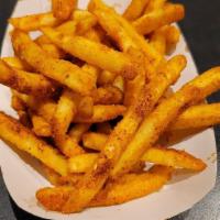 Cajun Fries · Served with jalapeno aioli and ketchup.
