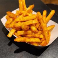 Old Bay Fries  · Served with side of jalapeno aioli and ketchup.