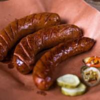 Kielbasa Sausage · 1pc, Traditional polish homemade, tasty, and versatile smoked sausage. By the 1/2 lb.